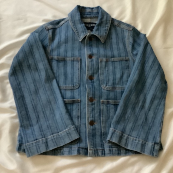 Veronica Beard NWOT Dahl Striped Jean Jacket, Size XS - Picture 12 of 16
